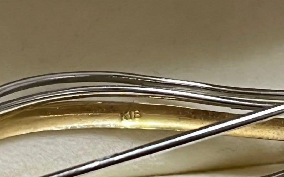 金高騰中‼️ゴールドK18 シルバー パール付き ブローチ&ネックレストップ‼️