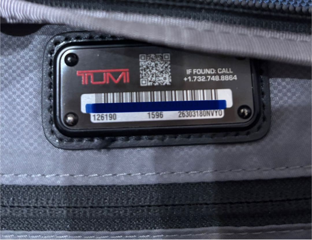 【極美品】TUMI SHIPS仕様　3way ネイビー