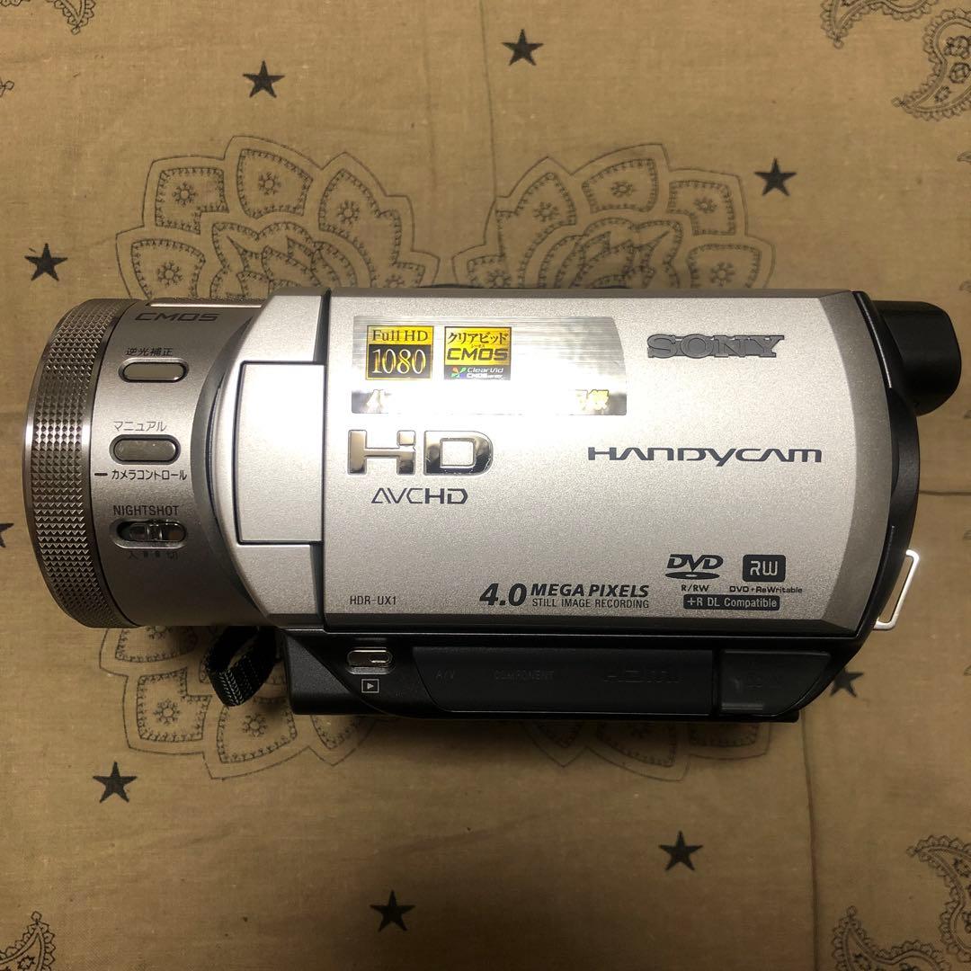 極美品 SONY HDR-UX1 ナイトショット機能付 ビデオカメラ