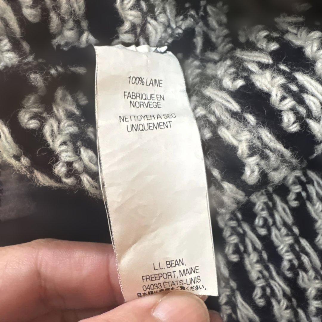 L.L. Bean バーズアイセーター　ノルウェー製