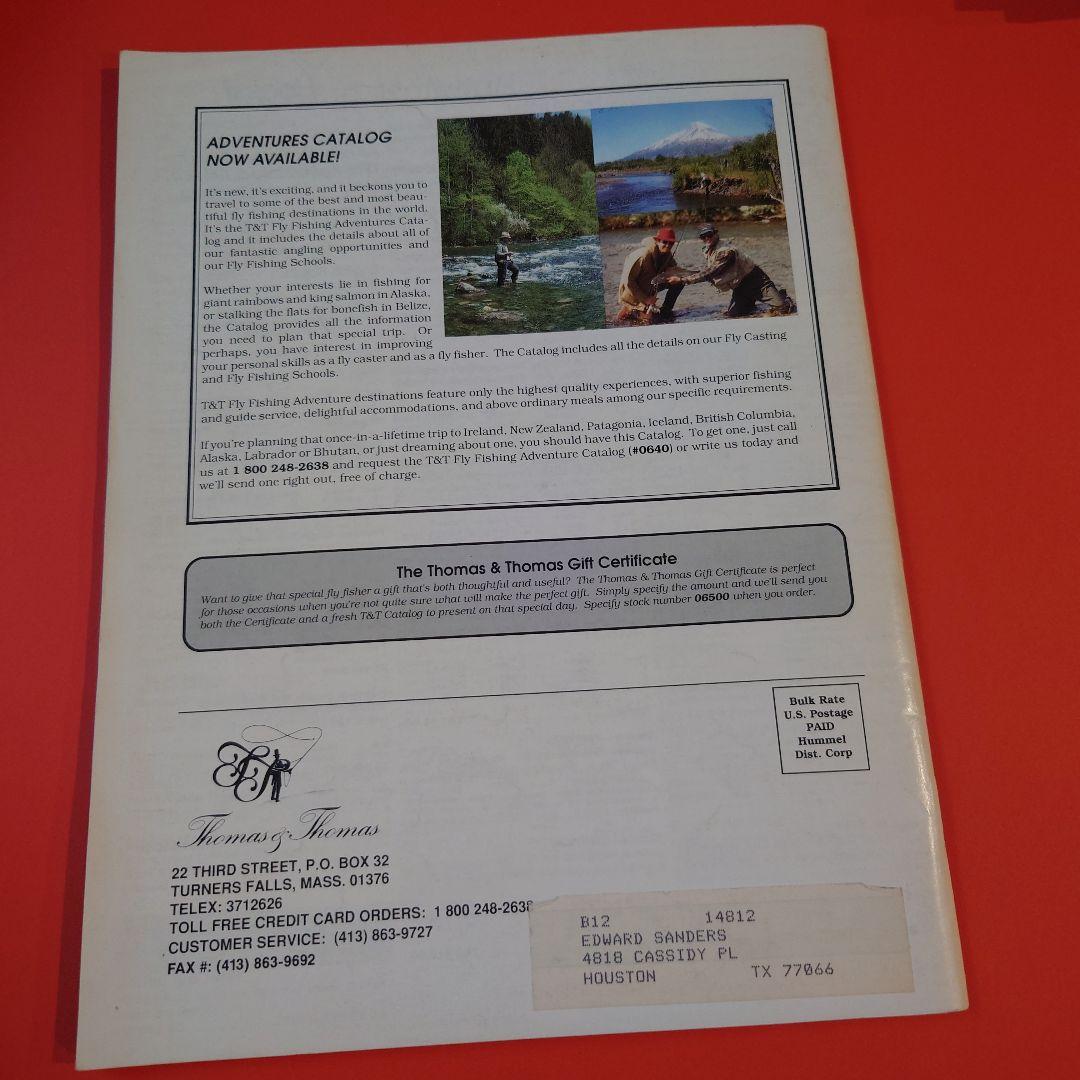 Thomas & Thomas フィッシングカタログ 1988年