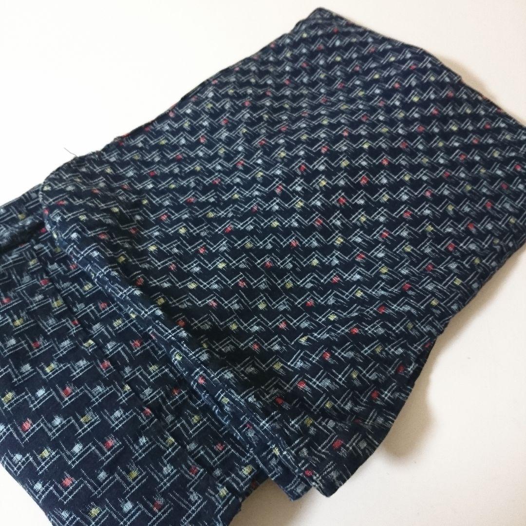 1573★書生絣 綿の着物 おまとめ リメイク素材