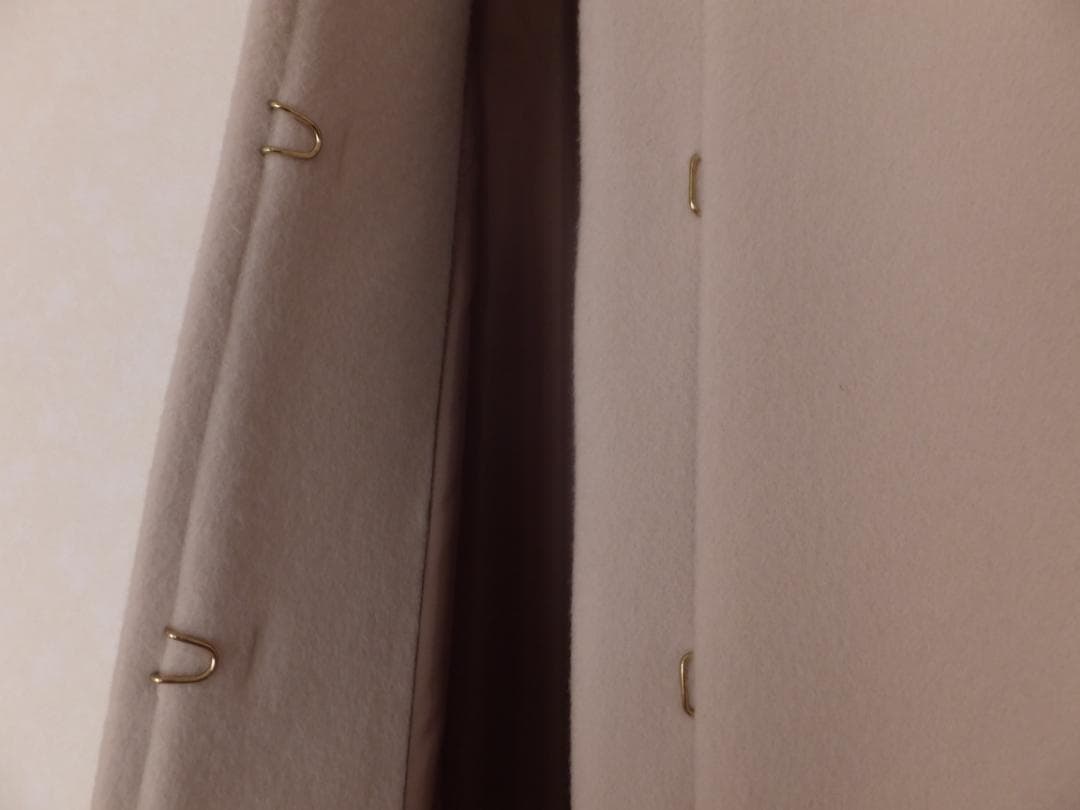 【未使用品】IENA ラムウール ノーカラーコート 36