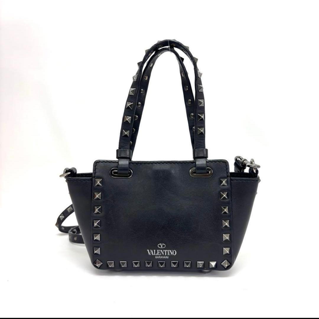 バレンティノ スタッズ 2wayショルダーバッグ
