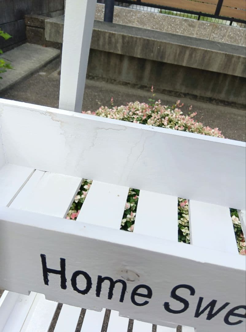 ☆新品　白色　1個　風車　プランターラック 　ガーデニング　鉢台　植物