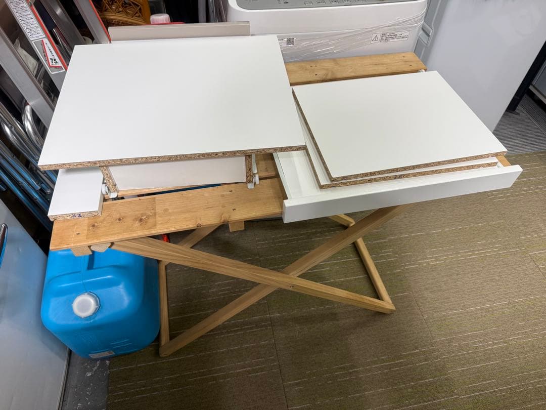 【超美品】ニトリ　レンジ台　(フォルムN RE1175 WH）　レンジボード