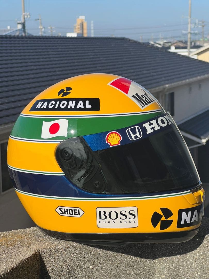 Shoei X-8セナ仕様 鈴鹿1992 フルリペイント コレクションヘルメット