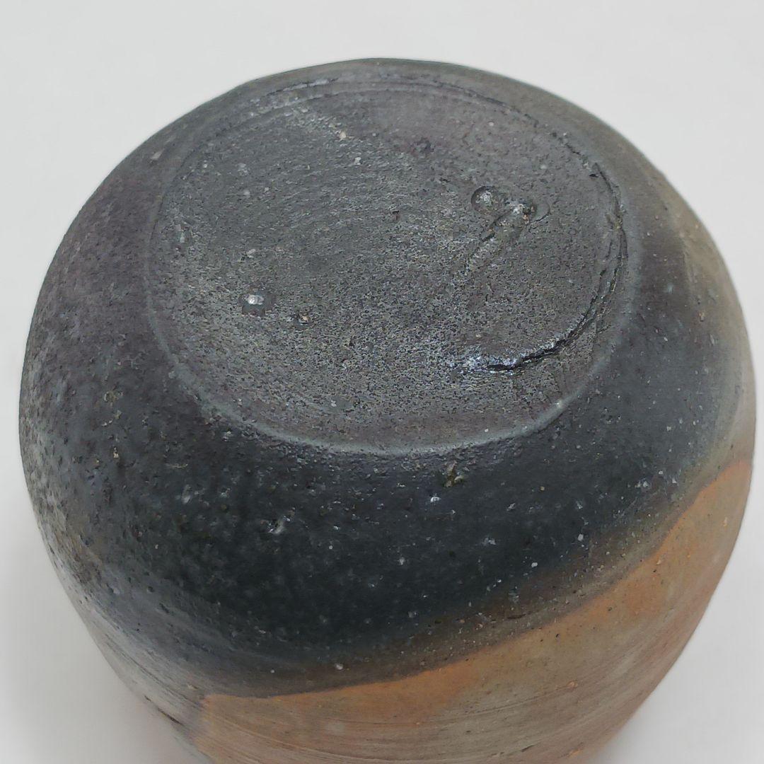 Y3339-4 備前焼 高原敏 茶入 共箱・仕覆　#13