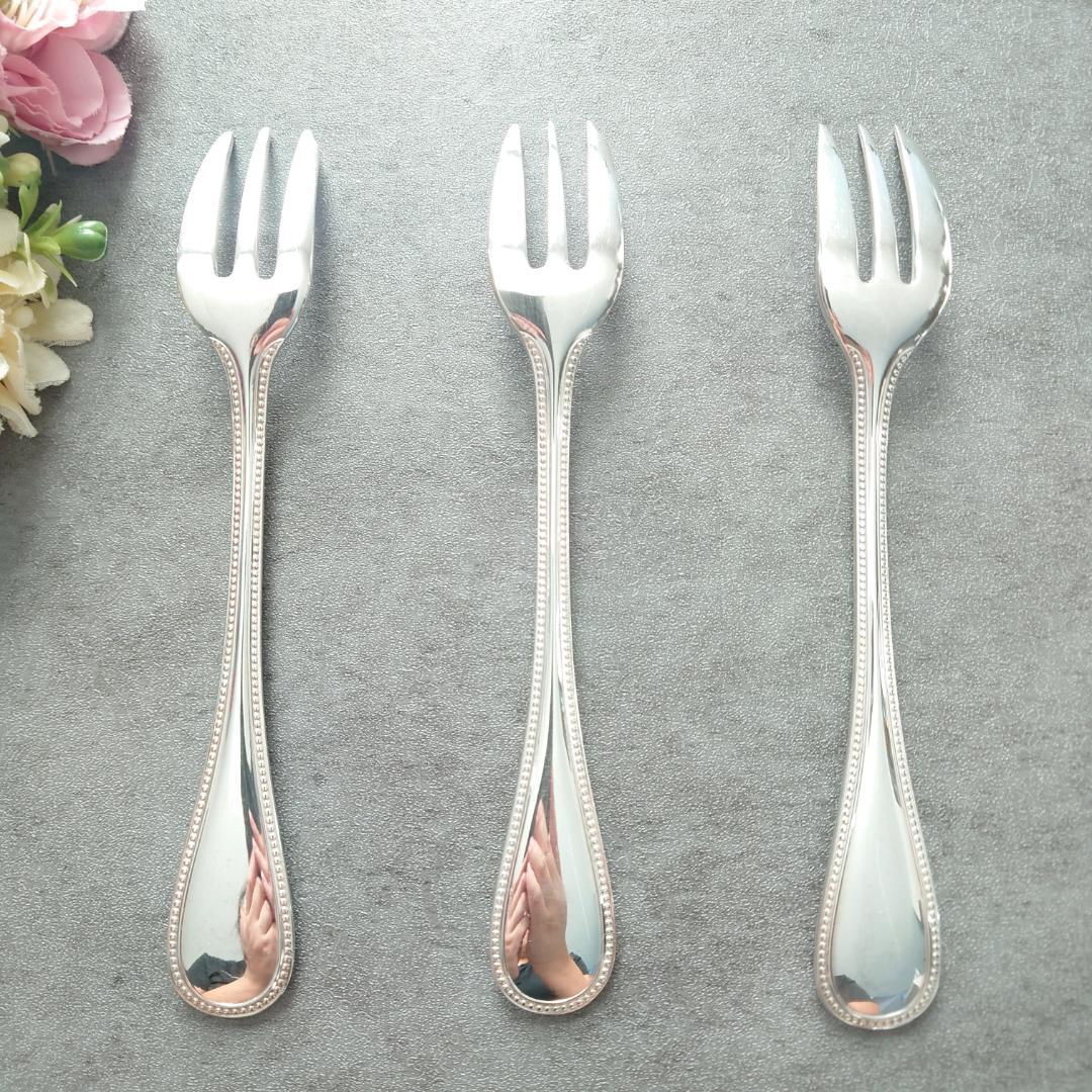 クリストフル パール ケーキフォーク 3点