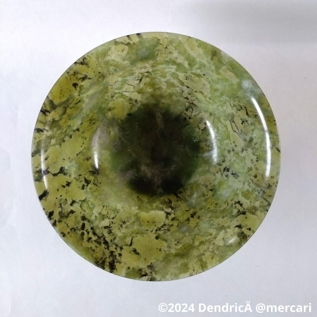 新品未使用　ヒスイ　南玉碗　JADEARTICLE　中国工芸　玉器