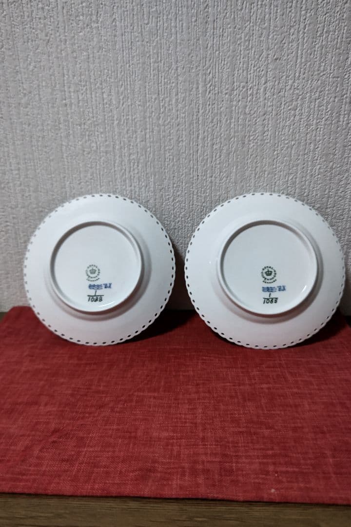 ロイヤルコペンハーゲン　ブルーフルーテッド　フルレース　小 皿 2枚　お値下げ可