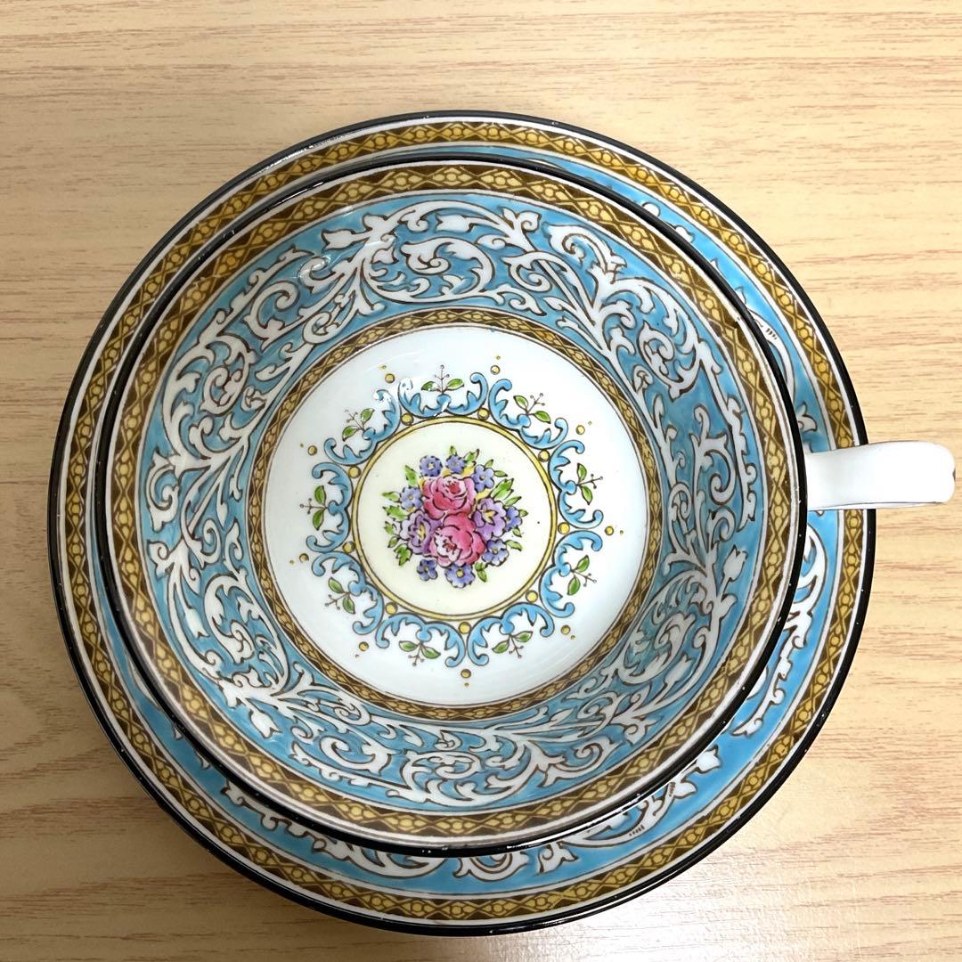 ウェッジウッド Praze ターコイズ トリオ　① 15.2cmプレート