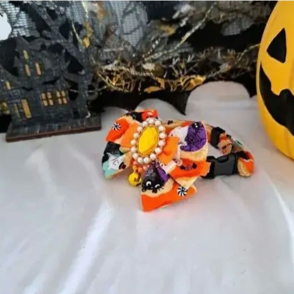 プッチ、ハロウィン、ジャックオーランタン柄、わんちゃん猫ちゃん用スタイ