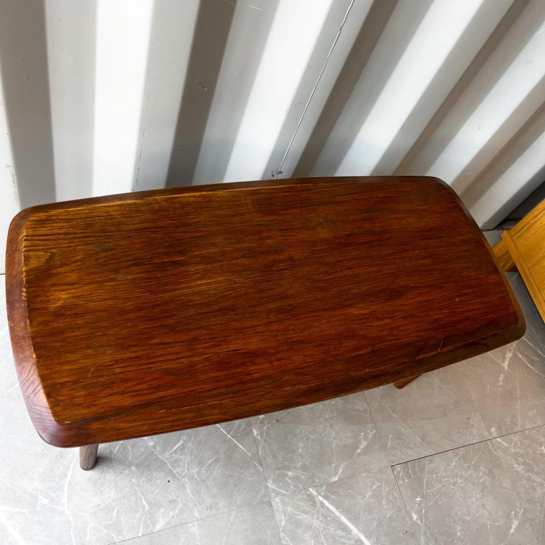 取付無料！モモナチュラル FDローテーブルS 北欧風天然無垢材昇降式テーブル✨