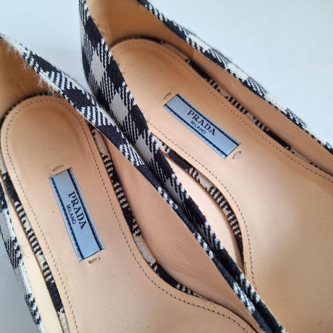 PRADA プラダ フラットシューズ パンプス　 24cm