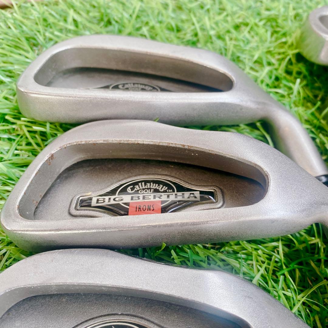 名器 9本セット キャロウェイ ビッグバーサ アイアン RCH96 FLEX R