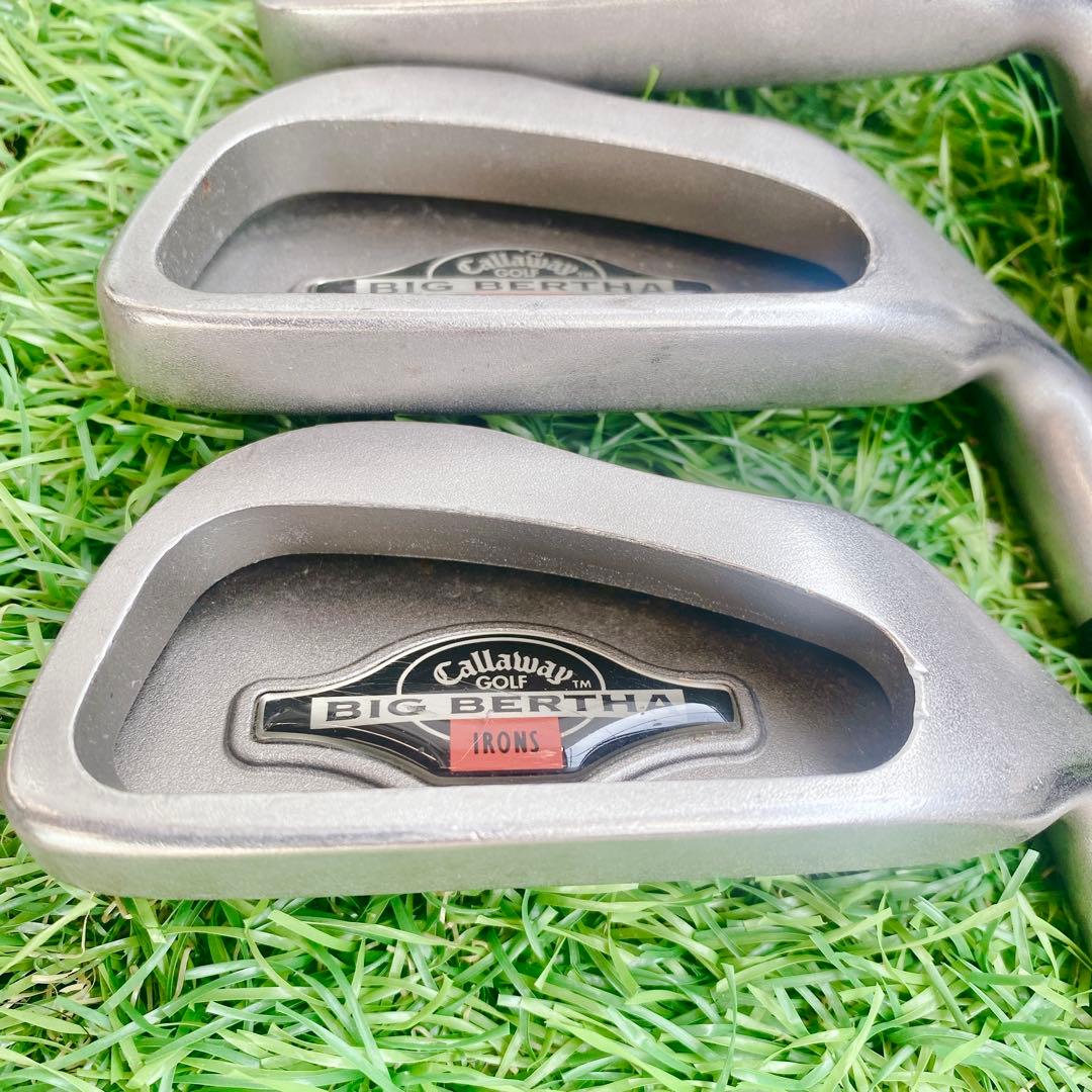 名器 9本セット キャロウェイ ビッグバーサ アイアン RCH96 FLEX R