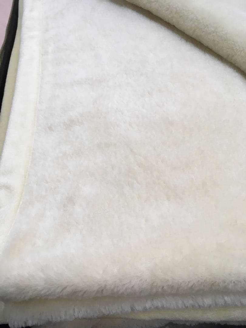 京都西川　高級モヘヤ毛布　シングル