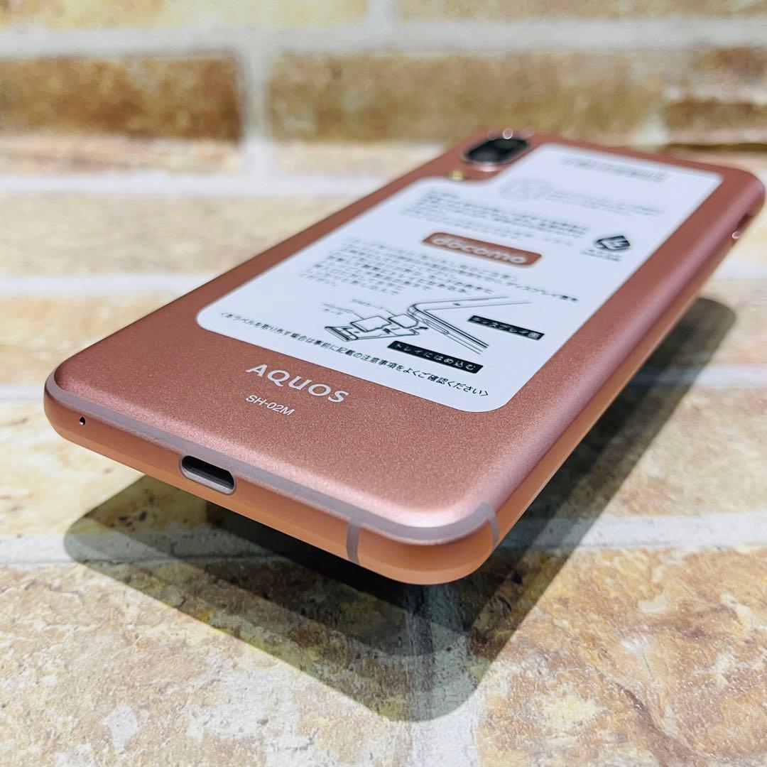 美品 SIMフリー AQUOS sense3 64GB ライトカッパー 電池良好