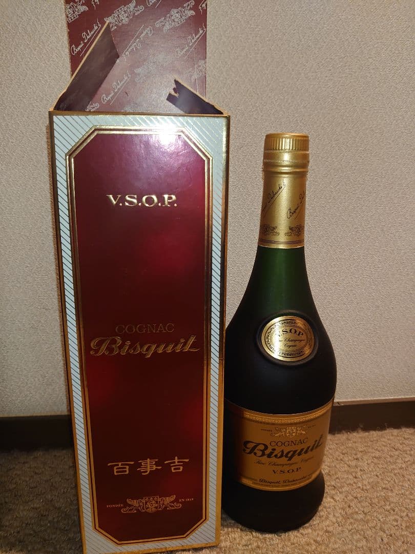 【未開栓・箱付】高級ブランデー4本セット カミュ/ミュコー/ビスキー/ジャノー