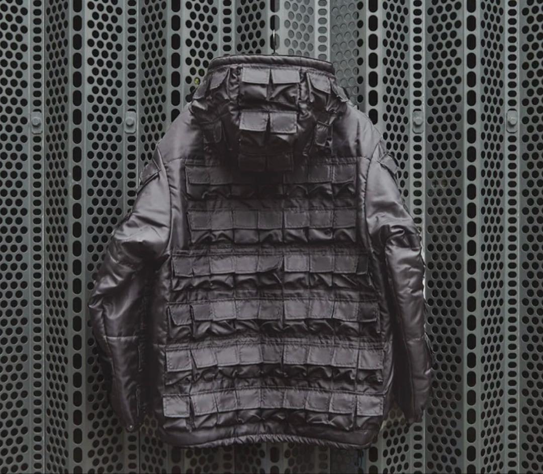 is-ness PARASITE PADDING JACKET ブラック