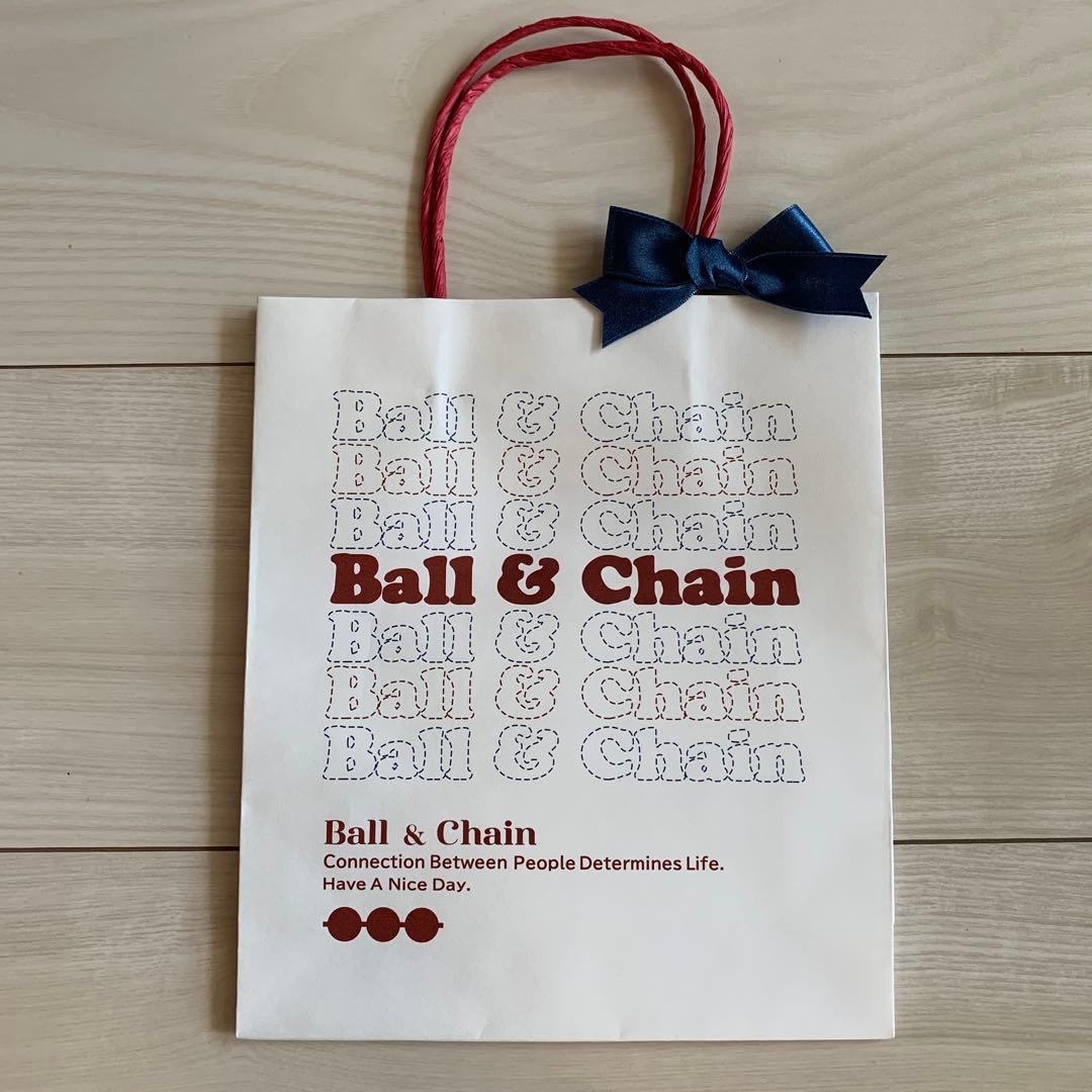 Ball＆Chain スカーフ リボン柄 デニム　L 表参道店限定　完売　希少