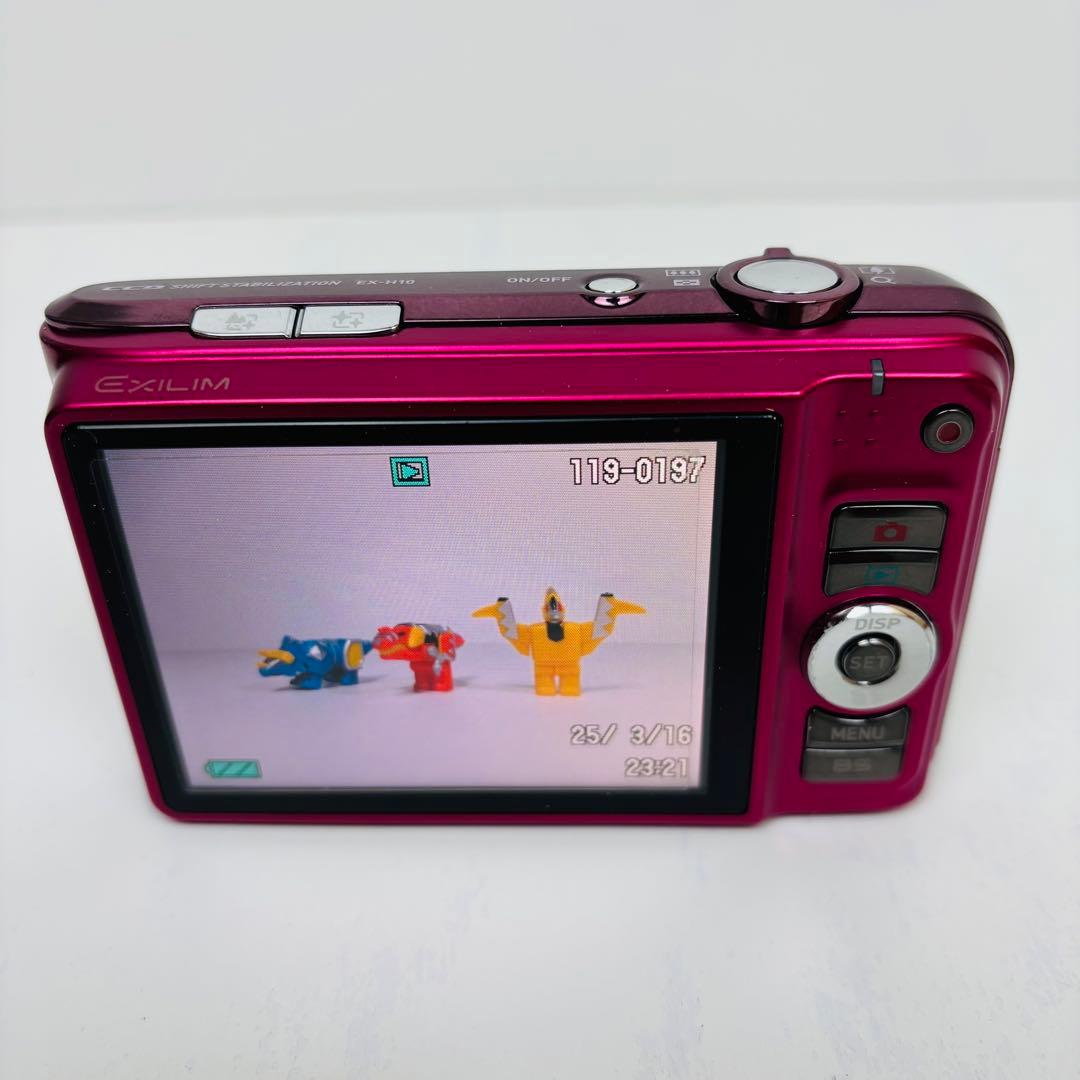 【美品】Casio デジタルカメラ　EXILIM EX-H10 ピンク