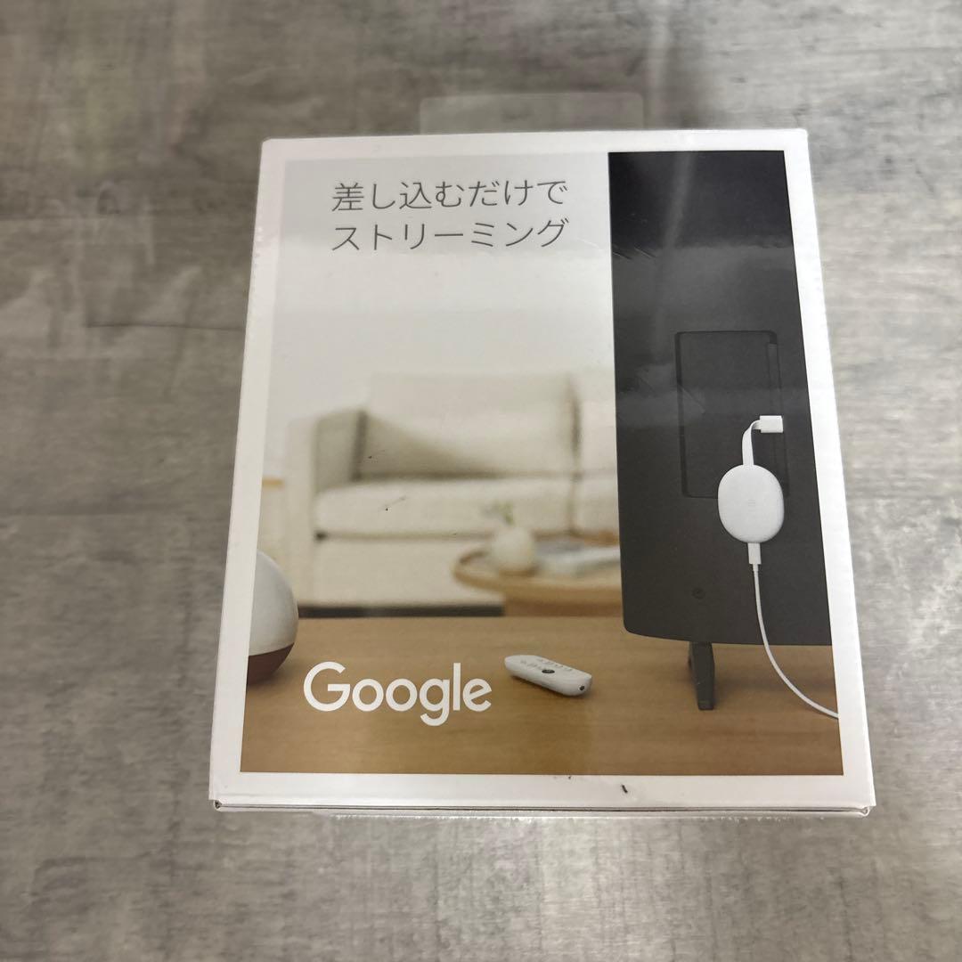新品•未開封　Chromecast with Google TV 4K ホワイト