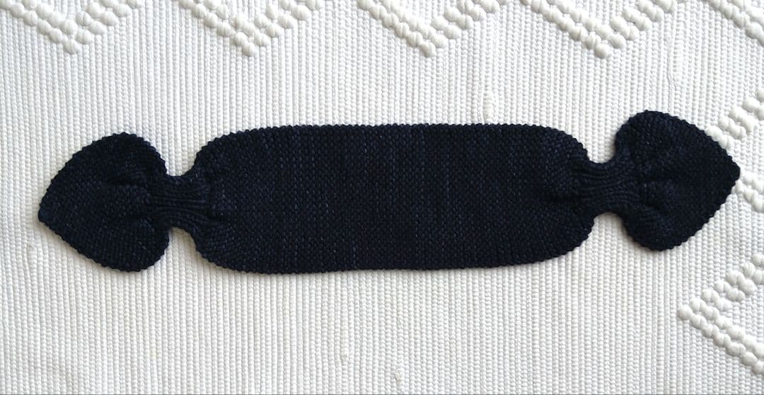 ♡ misha＆puff ネイビー系カラー マフラー ♡