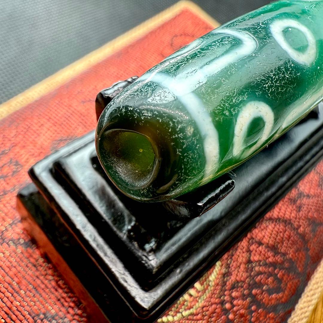 ◆激レア秘宝◆ 九眼天珠 1852 老天珠 ジービーズ お守り 呪物 護符