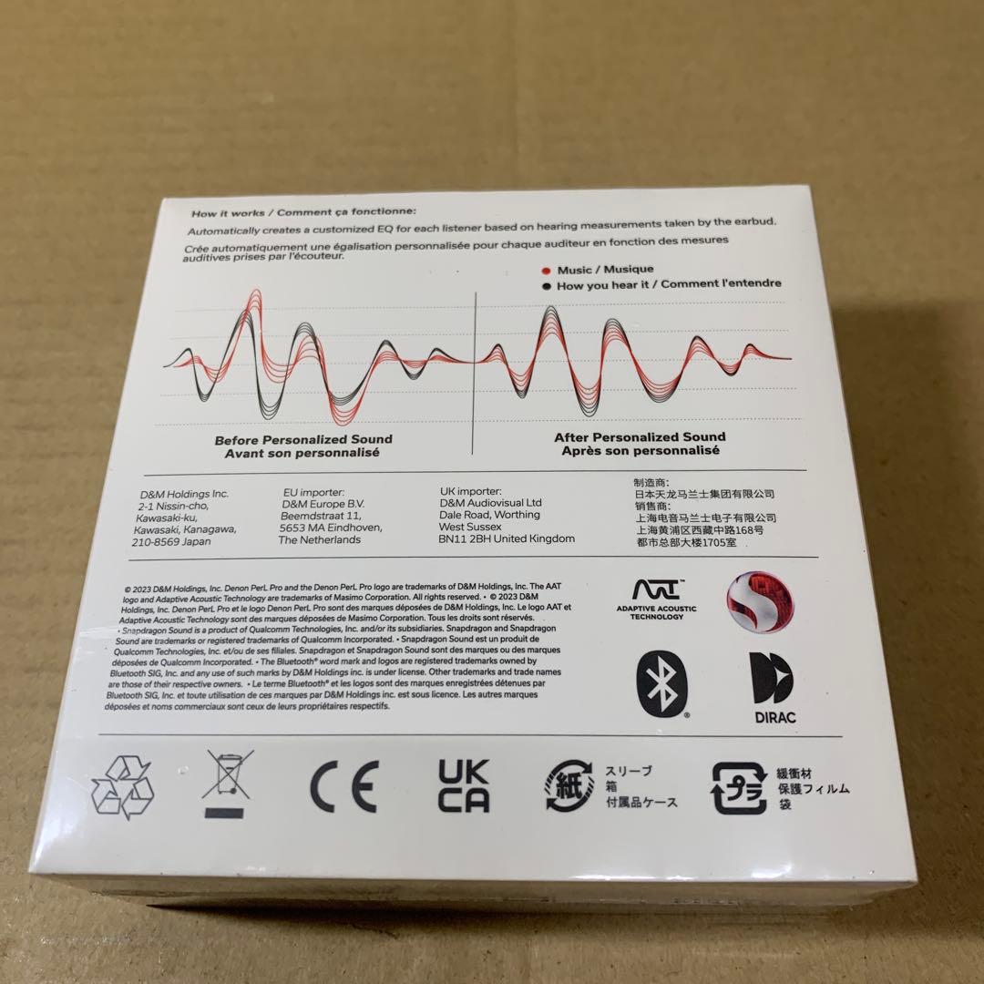 新品未開封　デノン ワイヤレスイヤホン PerL Pro AH-C15PL