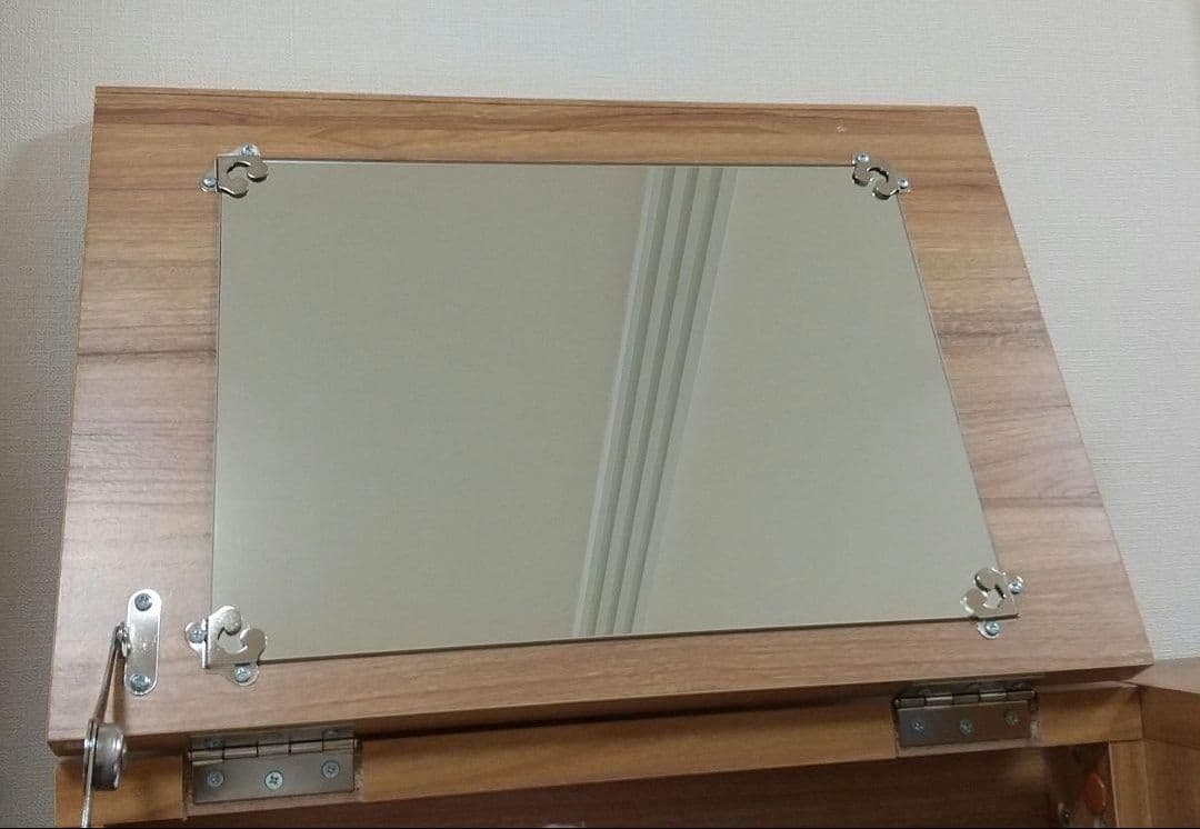 木目調ドレッサー（スツール別売有）