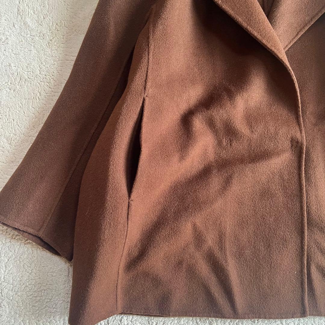 極美品✨ボールジィ プレミアムウールリバーデッドショートコート ブラウン S