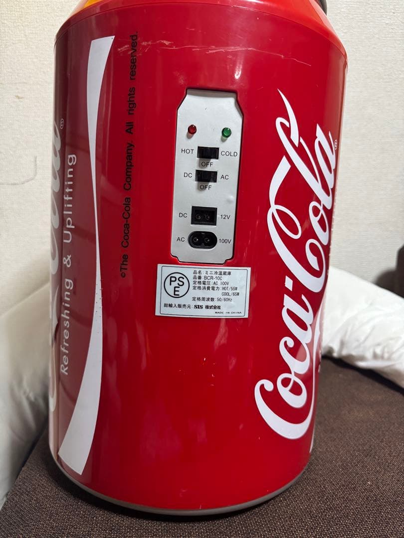 Coca-Cola 缶型冷温庫 AC/DC対応