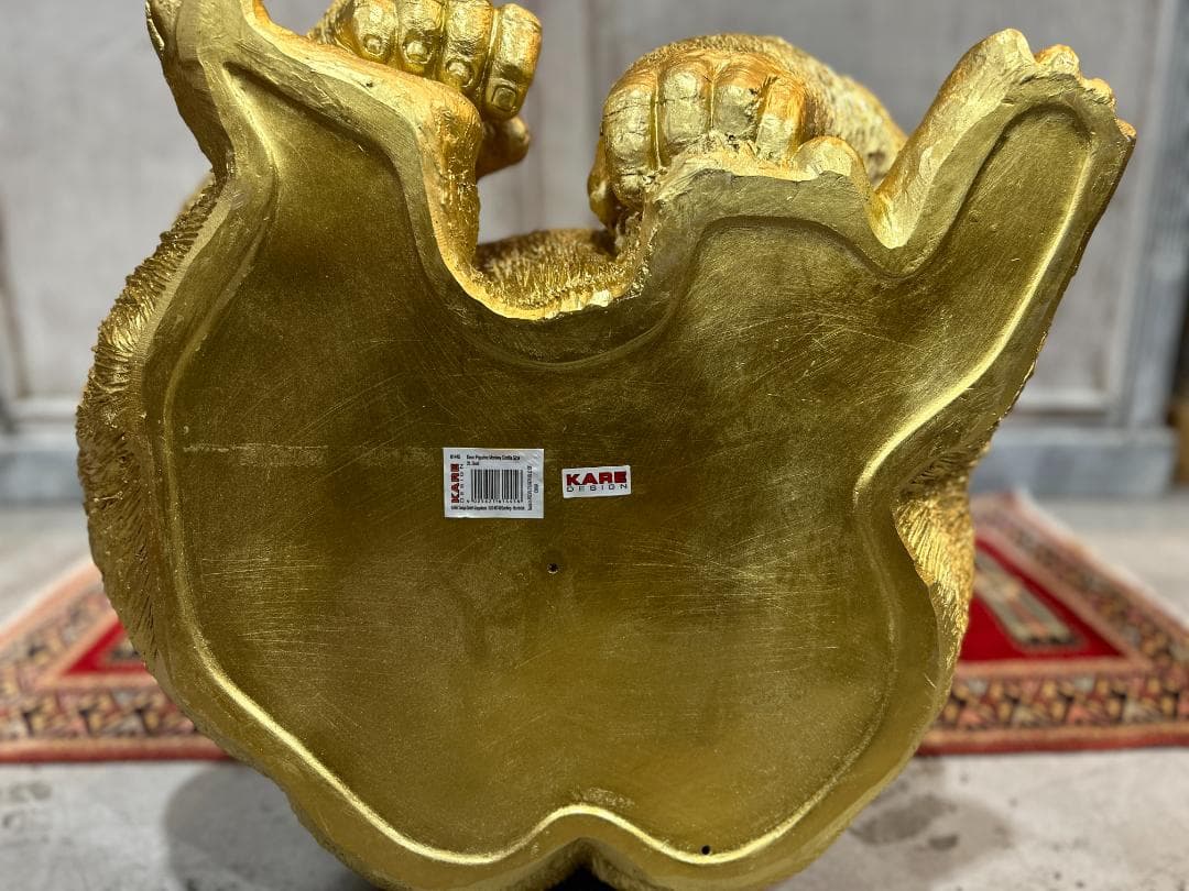 KARE / カレ　モンキーゴリラ サイド ゴールド XL　デコフィギュア