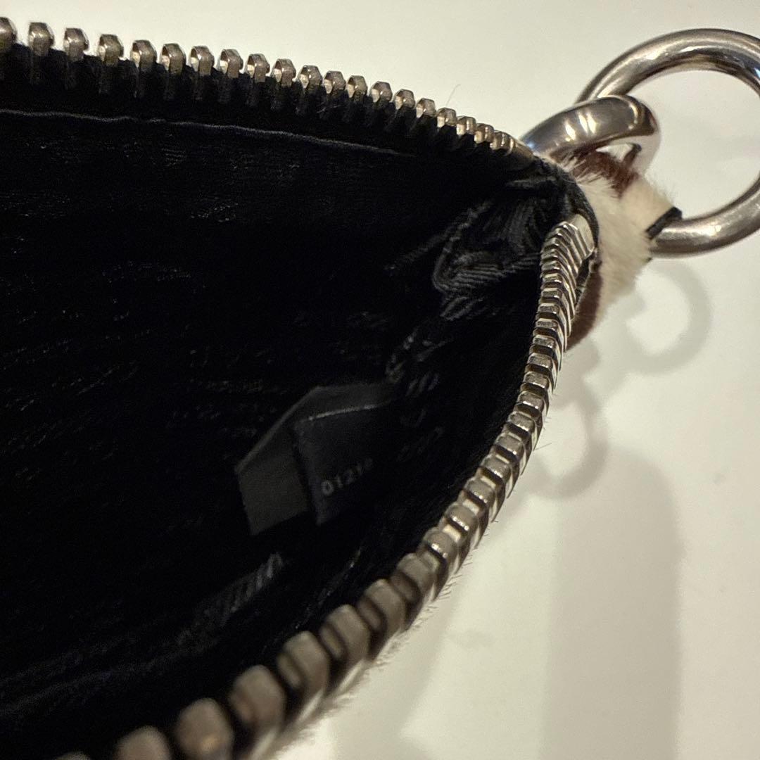 PRADA ゼブラ柄ハラコバッグ