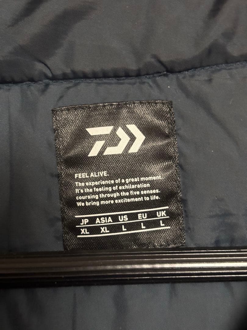 ✨DAIWA×NANGAライトダウン DJ-2608NA ネイビー XLサイズ