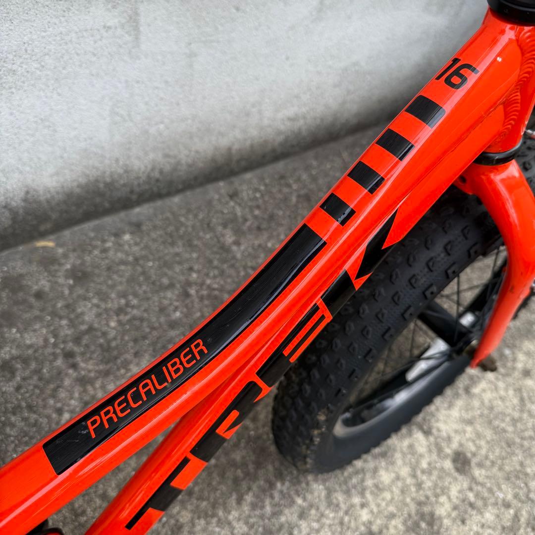 子供用自転車 16インチ Precaliber 身長99-117cm オレンジ