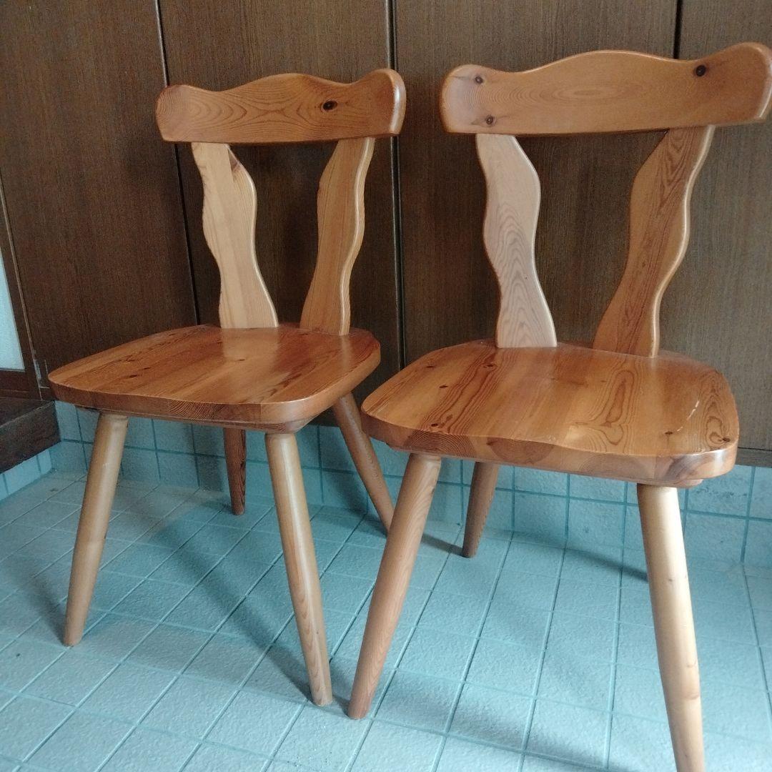 デンマークヴィンテージ/天然木/無垢/カントリーチェア/椅子/レトロ