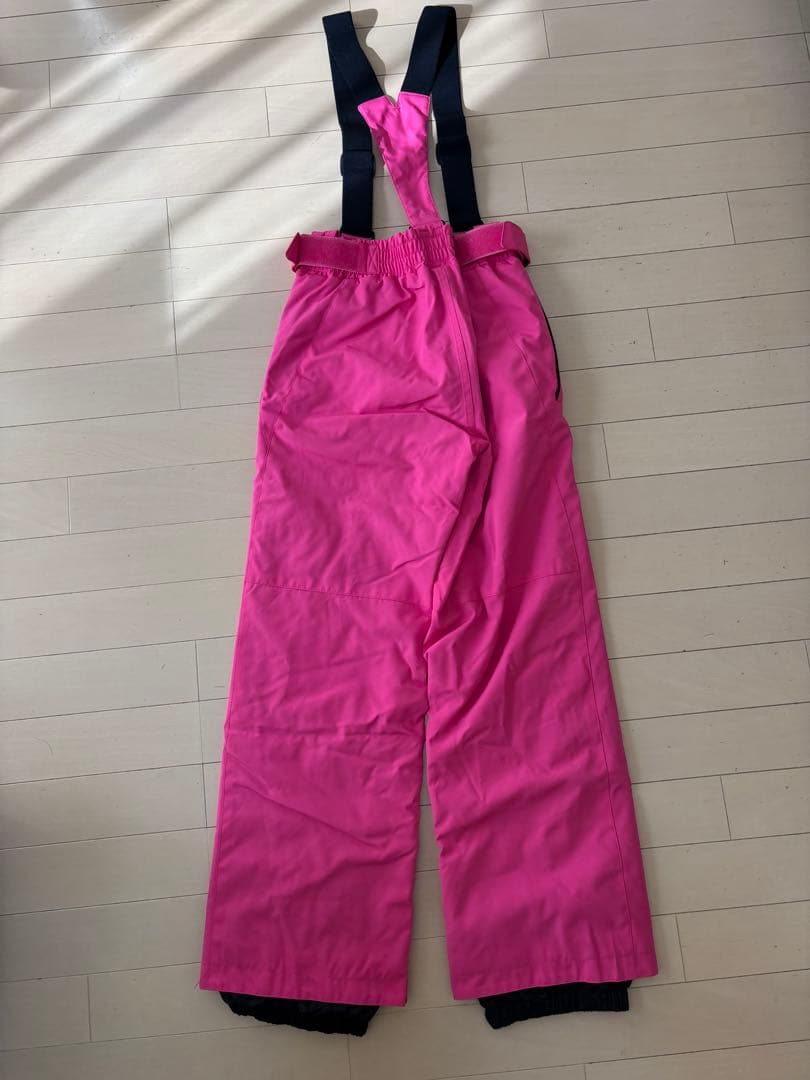 DESCENTE スキーウェア グレー/ピンク