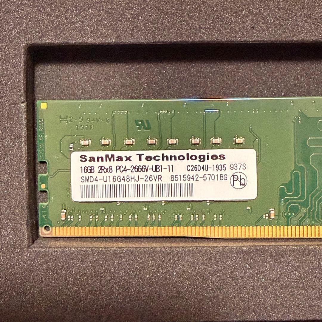SanMax 32GB DDR4 メモリー 2666MHz