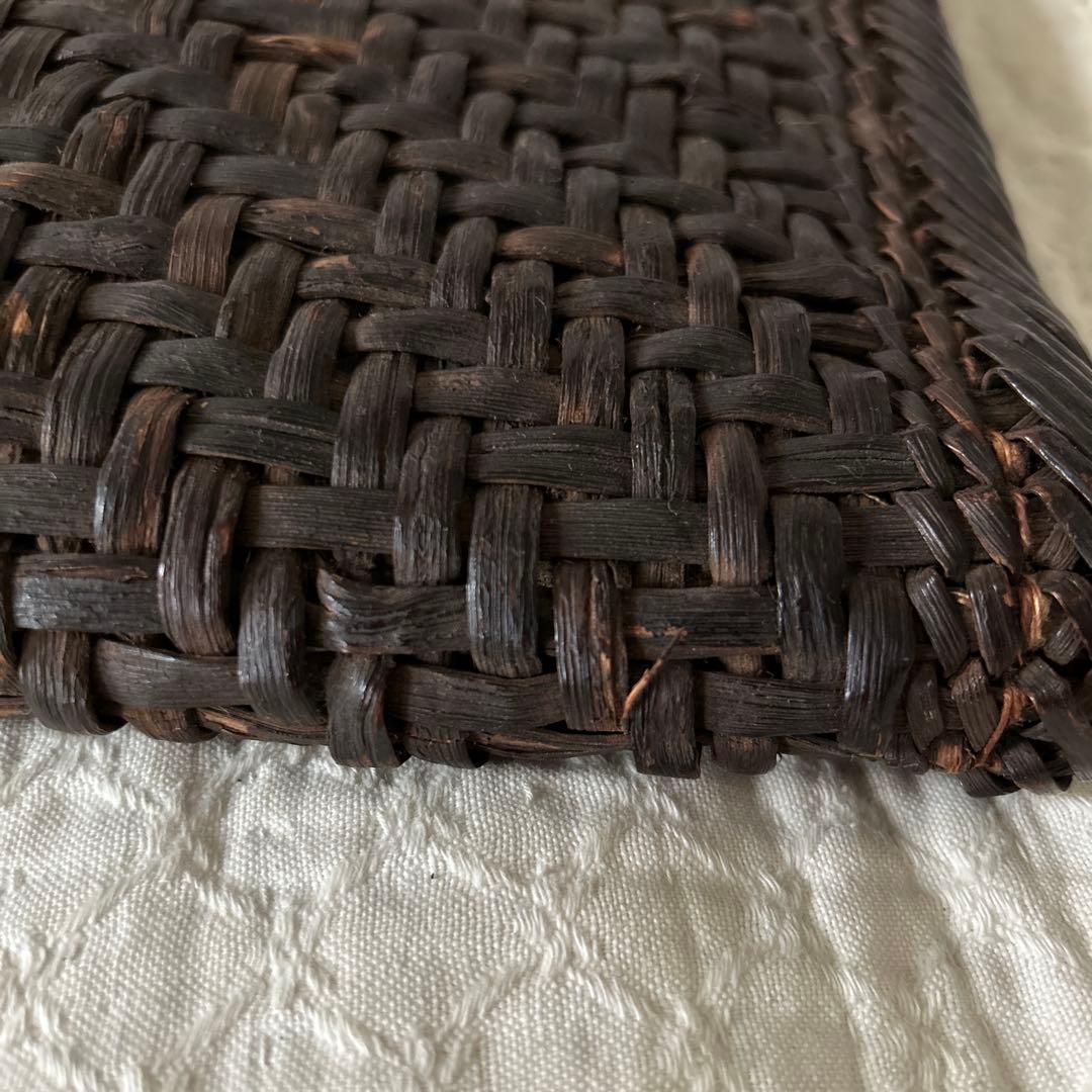 アンティーク山葡萄カゴクラッチバッグセカンドバッグ