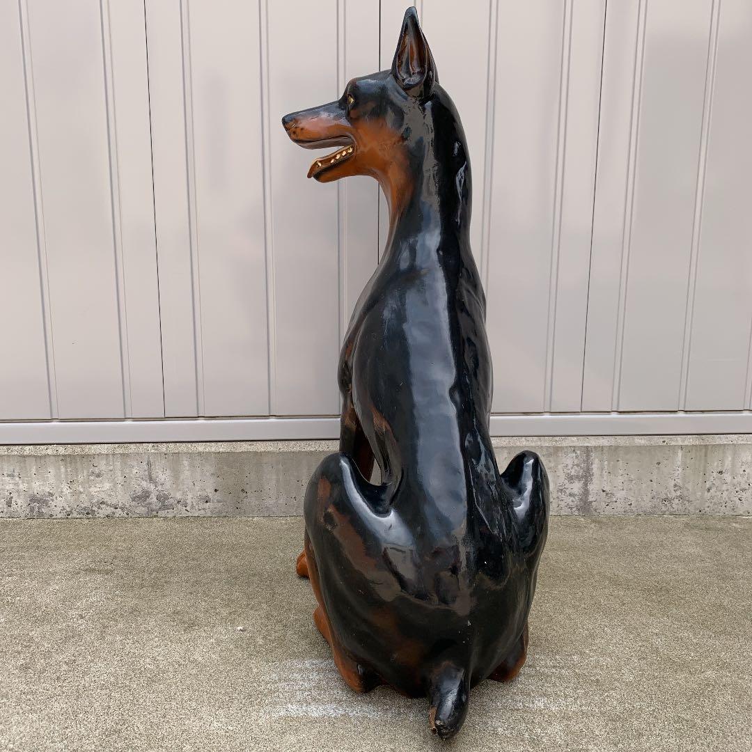 ドーベルマン置き物