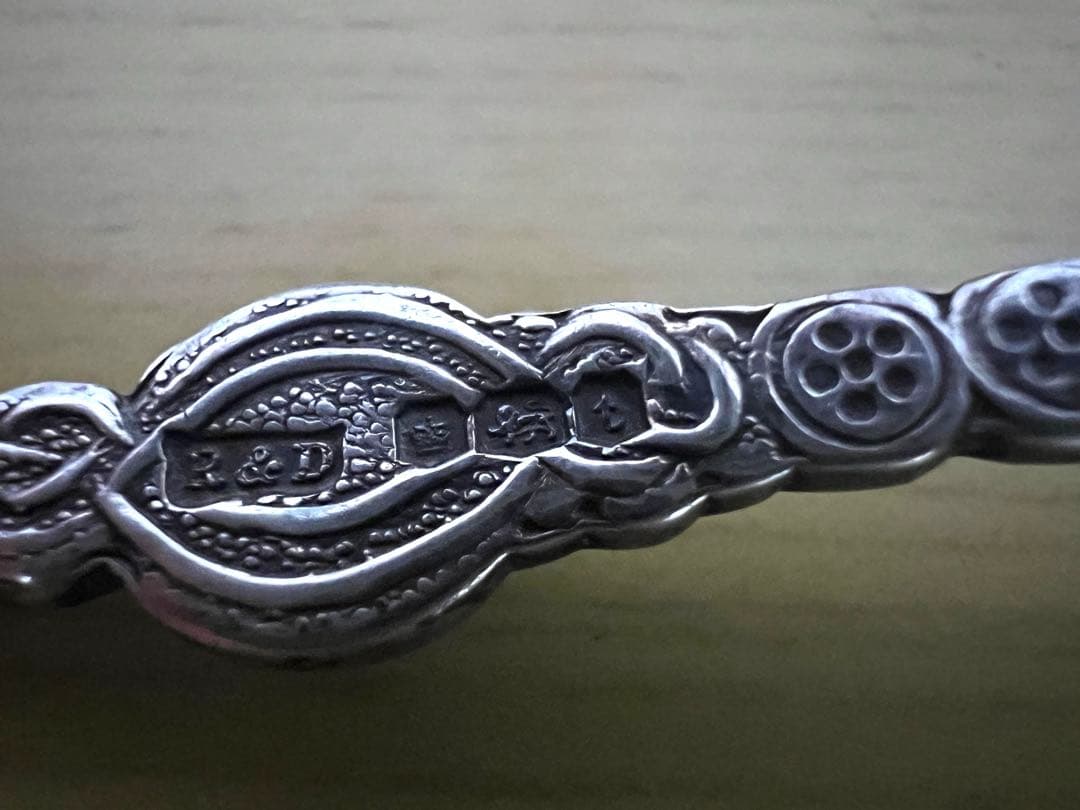 最終値下げ 戴冠式 スプーン 925 銀製