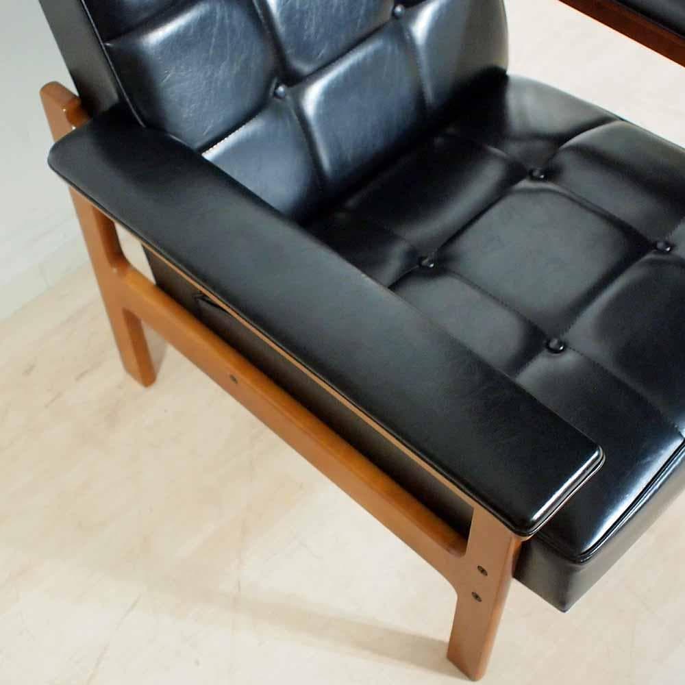 オールドカリモク シングルソファ B ワイドアーム Kチェア ZR24349