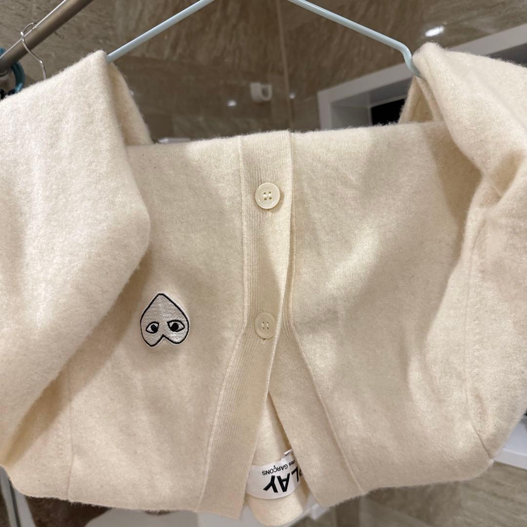 PLAY COMME des GARÇONS カーディガン S 100%wool