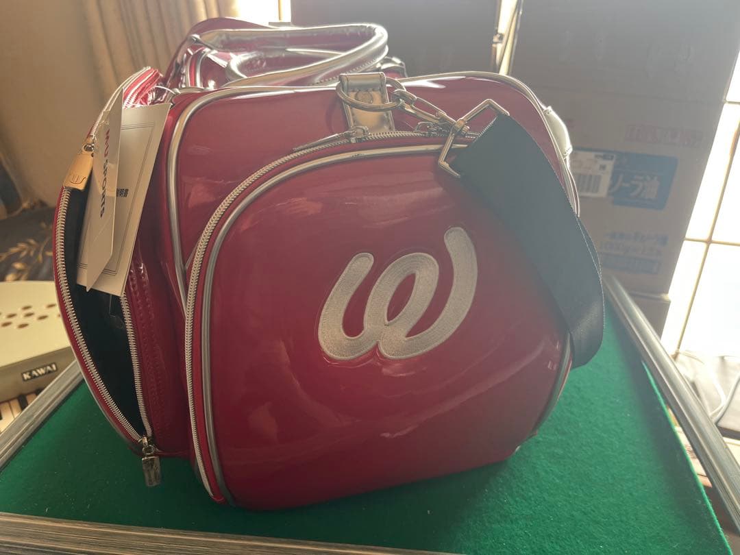 M-U SPORTS ゴルフバッグ・キャディバッグ レッド