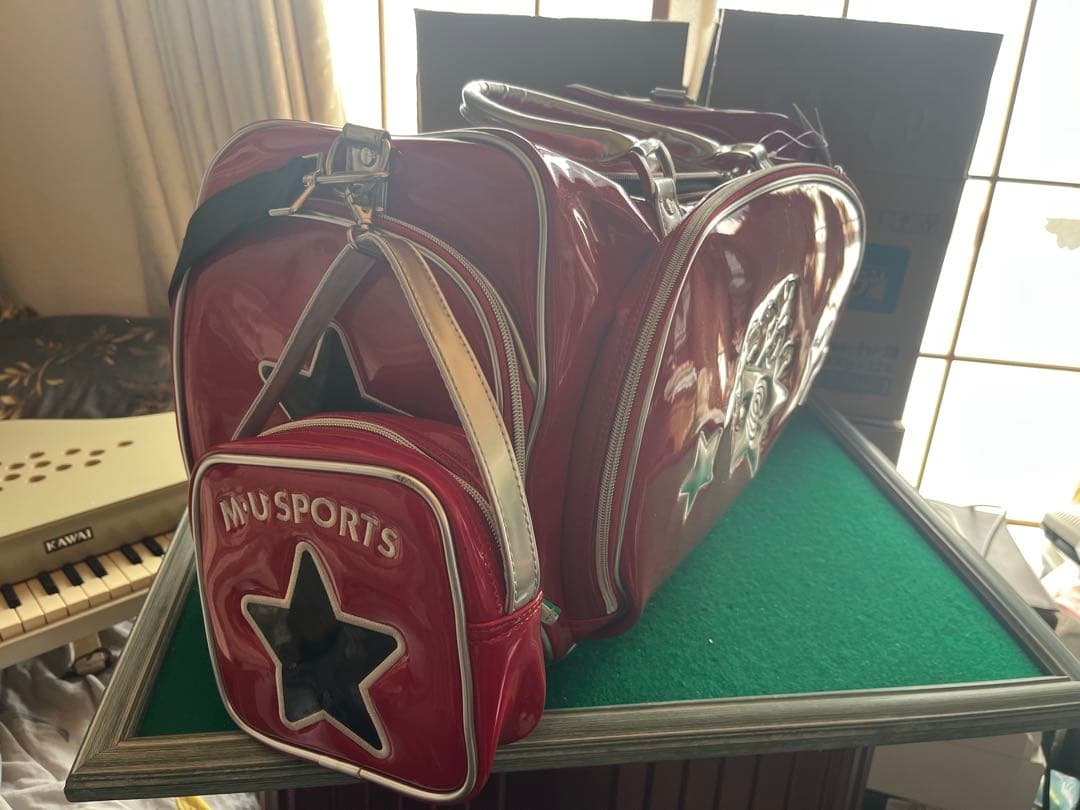 M-U SPORTS ゴルフバッグ・キャディバッグ レッド