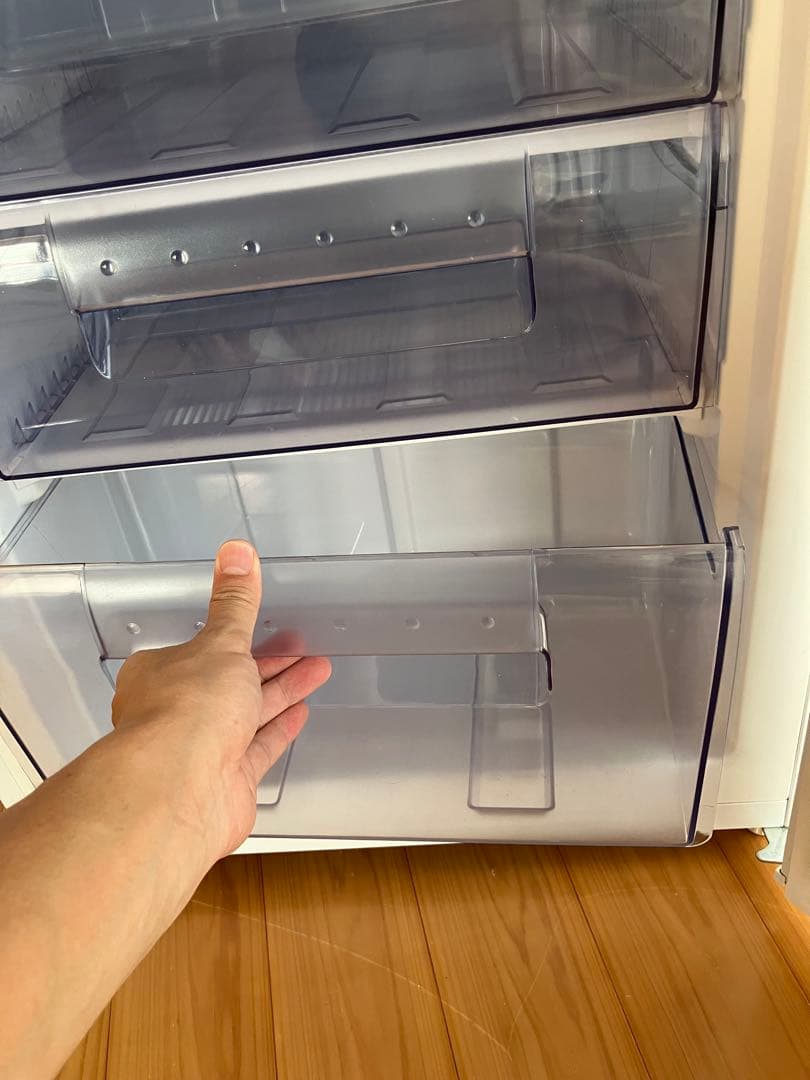 SHARP FJ-HS9X 冷凍庫 ホワイト 引き出し式