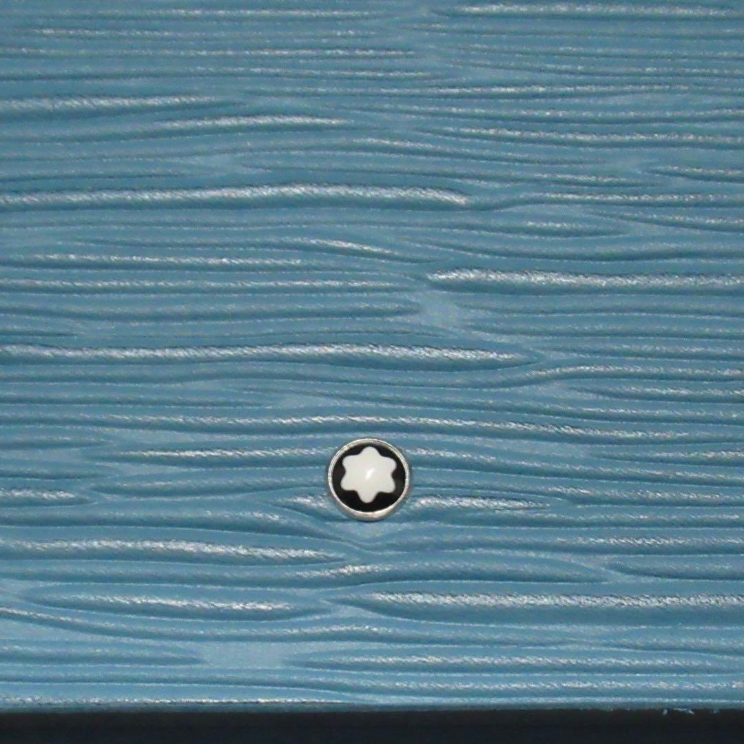 モンブラン ノート 146 4810 スモーキー ブルーレザー 134710